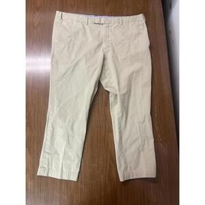 Polo Ralph Lauren Khaki Pants Mens 38x30 Stretch Slim Fit Chino Office Casual